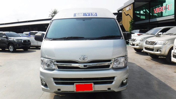 2012 – TOYOTA 2WD 2.5 MT COMMUTER SILVER – 4270 full