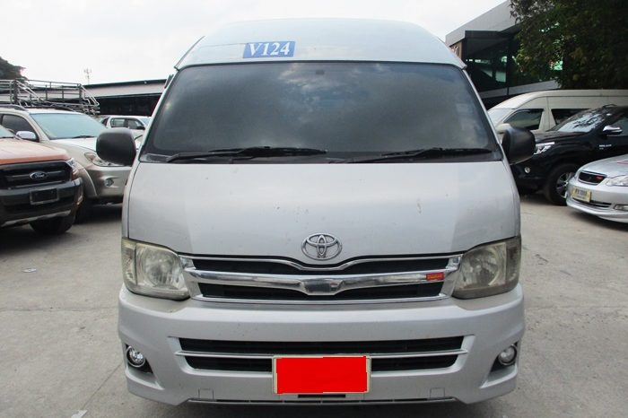 2012 – TOYOTA 2WD 2.5 MT COMMUTER SILVER – 5710 full