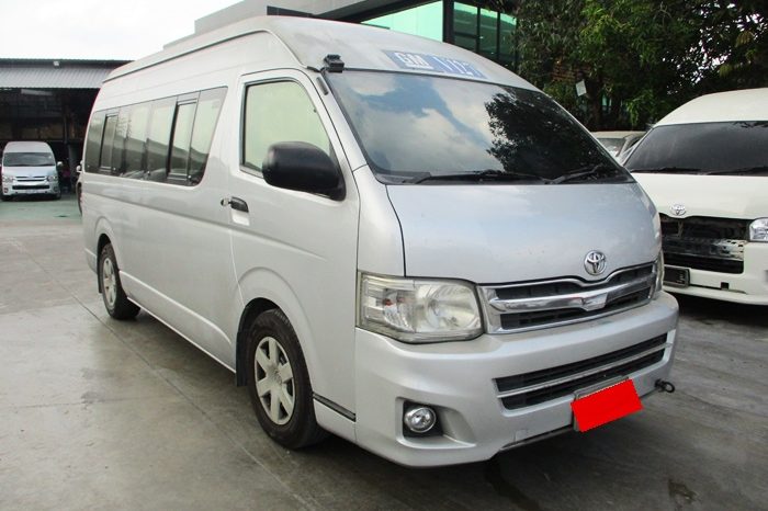 2012 – TOYOTA 2WD 2.5 MT COMMUTER SILVER – 4266 full