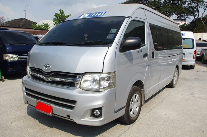 2012 – TOYOTA 2WD 2.5 MT COMMUTER SILVER – 4308 full