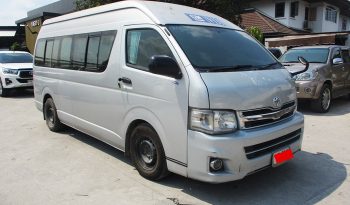 2012 – TOYOTA 2WD 2.5 MT COMMUTER SILVER –  5725 full